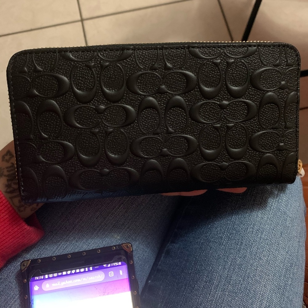 Cosch accordian wallet in signature leather - Picture 2 of 3